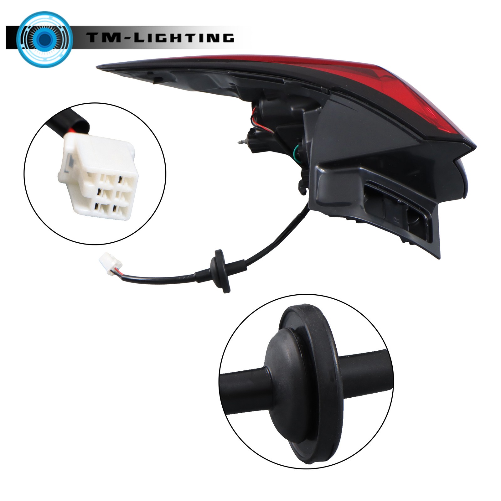 Rear Right Passenger Outer Tail Lights Brake Lamp LED For Mazda CX-9 2017-2023