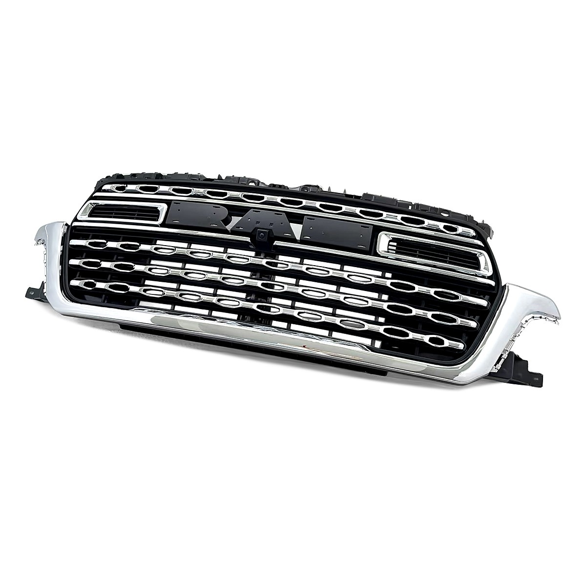 Chrome Front Bumper Grille Assembly For 2025-2026 Ram 1500 Limited Upper Grille