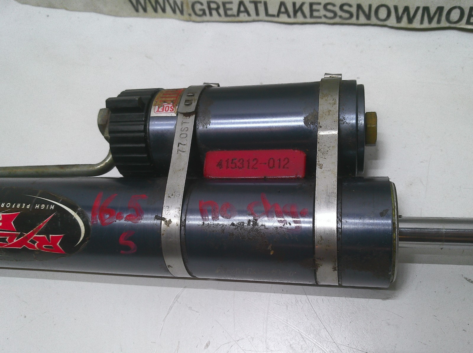 Polaris XCR Pro X Edge IQ Ryde FX Clicker Rear Snowmobile Gas Shock NeedsCharge