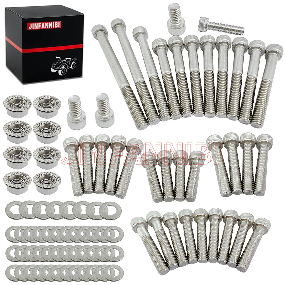 Stainless Steel Engine Bolt Screws Kit Set for YAMAHA BLASTER YFS200 1988-2006