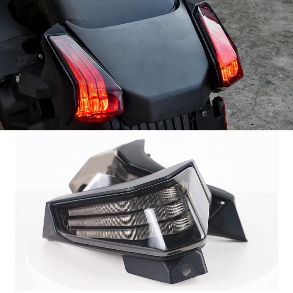 Pair L&R Smoked LED Brake Tail Lights for Can-Am Ryker 600/900 2019-2024 Rally