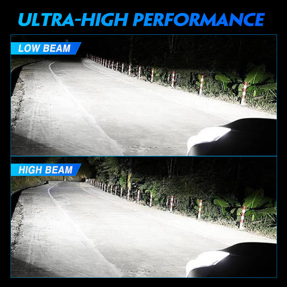 NOVSIGHT 200W 40000LM LED Headlight Bulbs Kit High Low Beam 6500k Super Bright