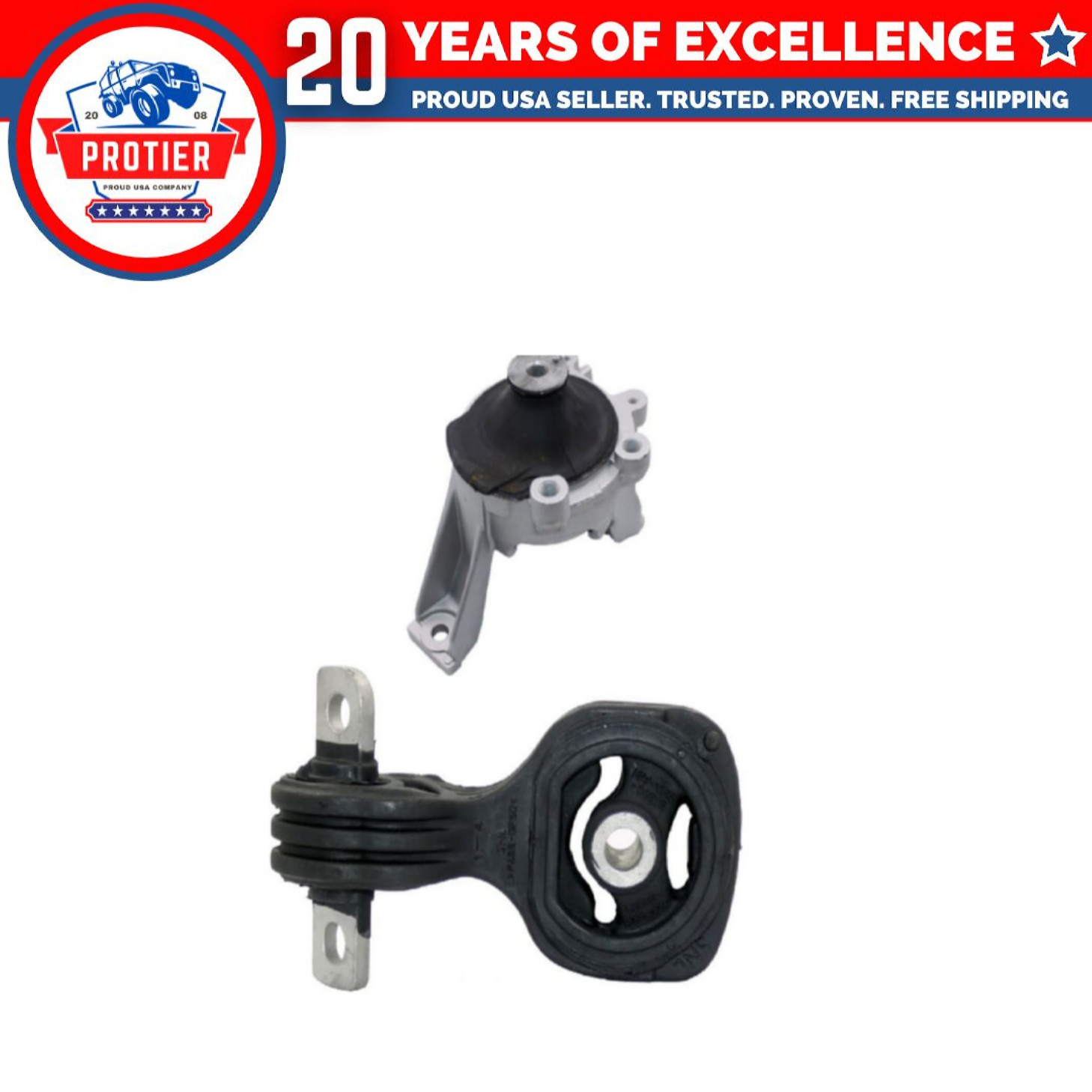 Engine Motor Mount 2PCS Set Compatible for 2007-2012 Acura RDX 2.3L / EM-9218,