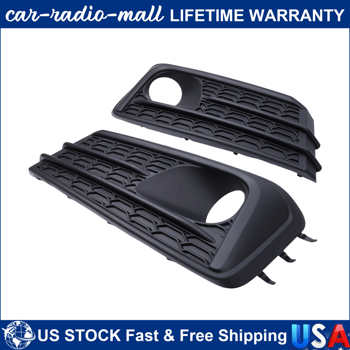 57737FL02A 57737FL03A Fog Light Cover Bezel For Subaru Impreza 2020 2021-2023