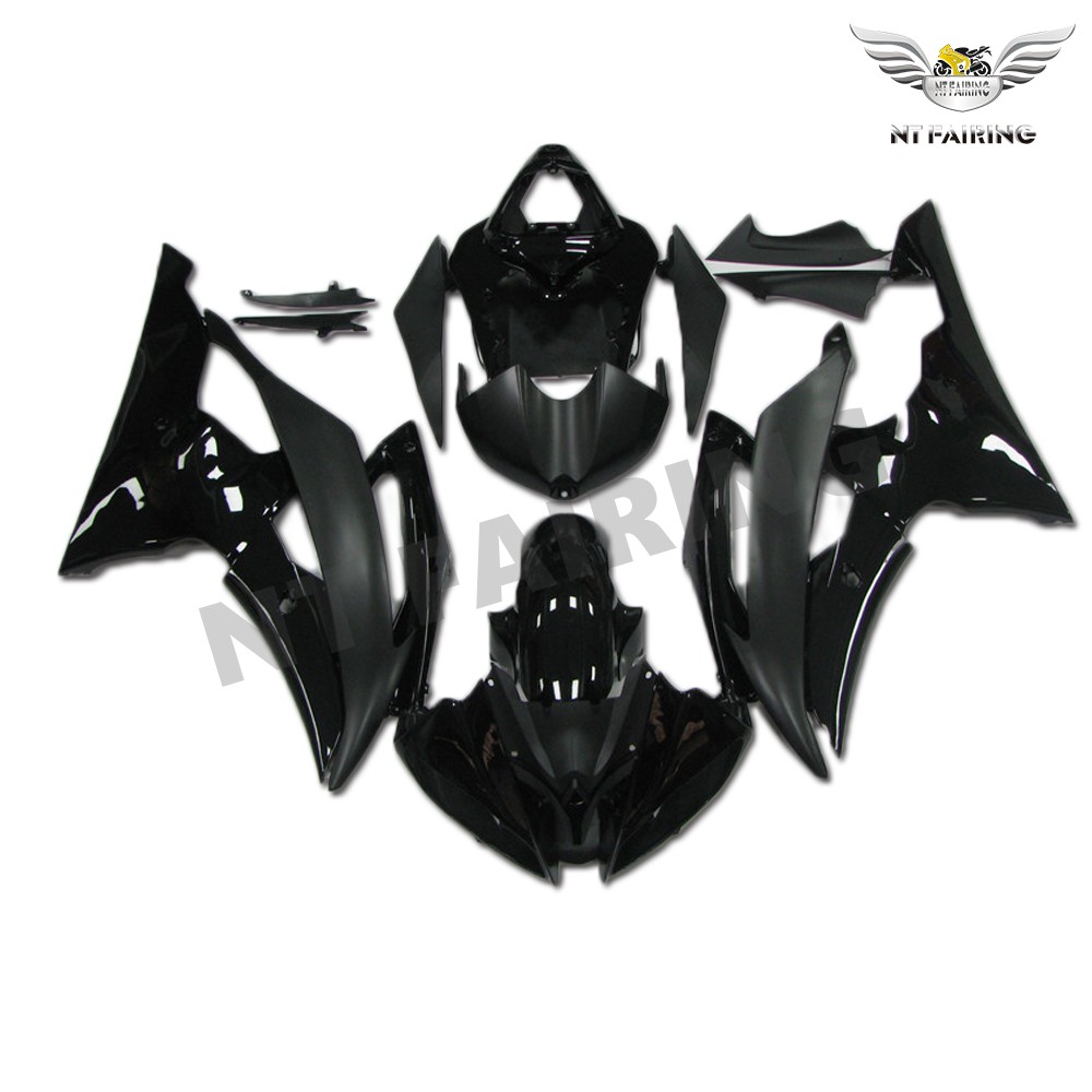 New Injection Fairing Fit for YAMAHA 2008-2016 YZF R6 Glossy Matte Black NTNTE