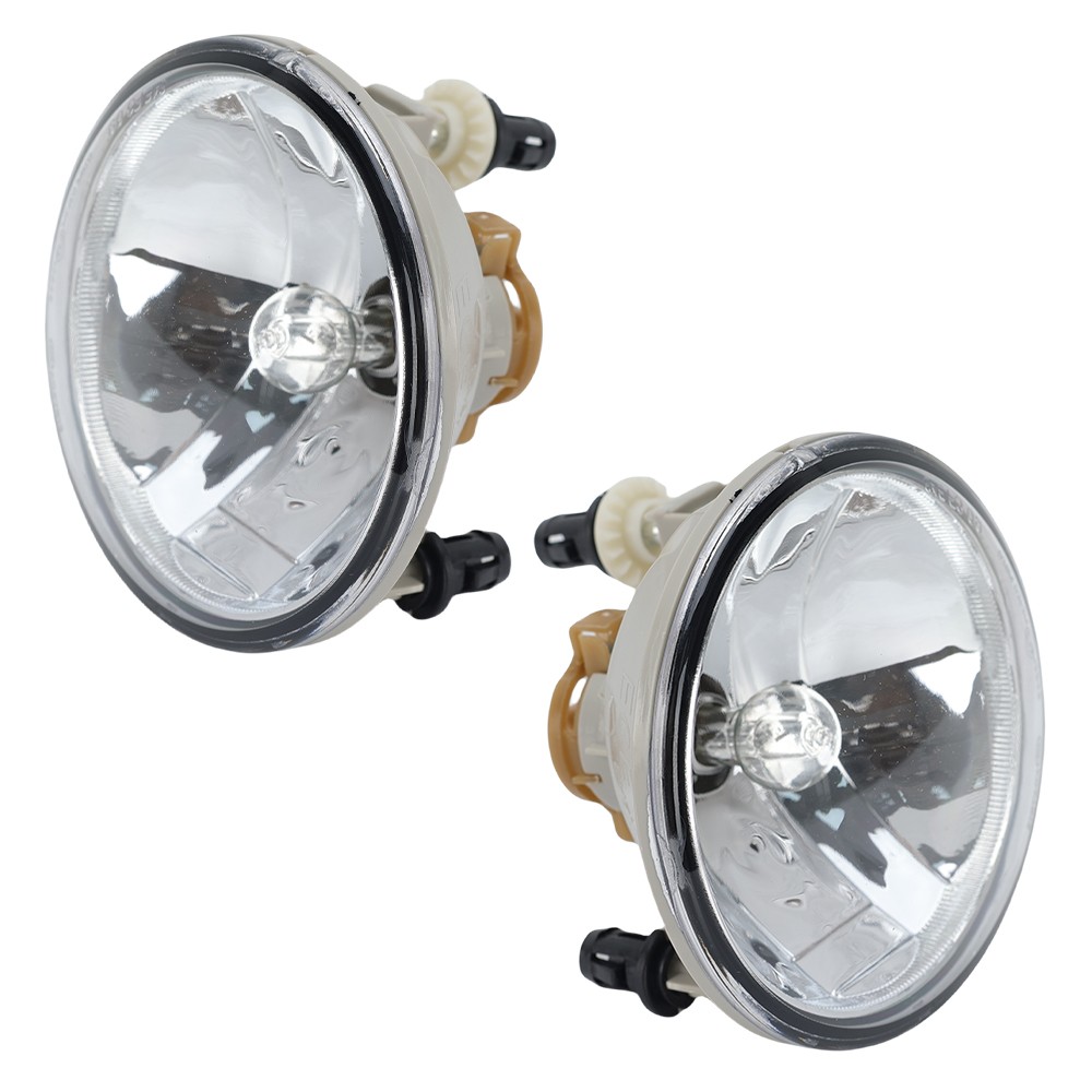 For Jeep Patriot 2011-2016 2017 PAIR Front Bumper Fog Light Lamp Halogen W/Bulbs