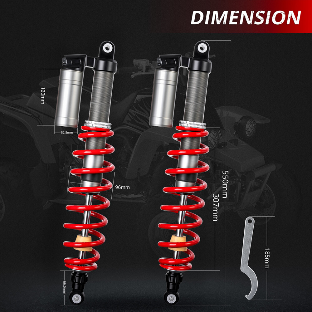 Stage 5 UPGRADED Front & Rear Shocks Absorber Fit For 09-14 POLARIS RZR S 800