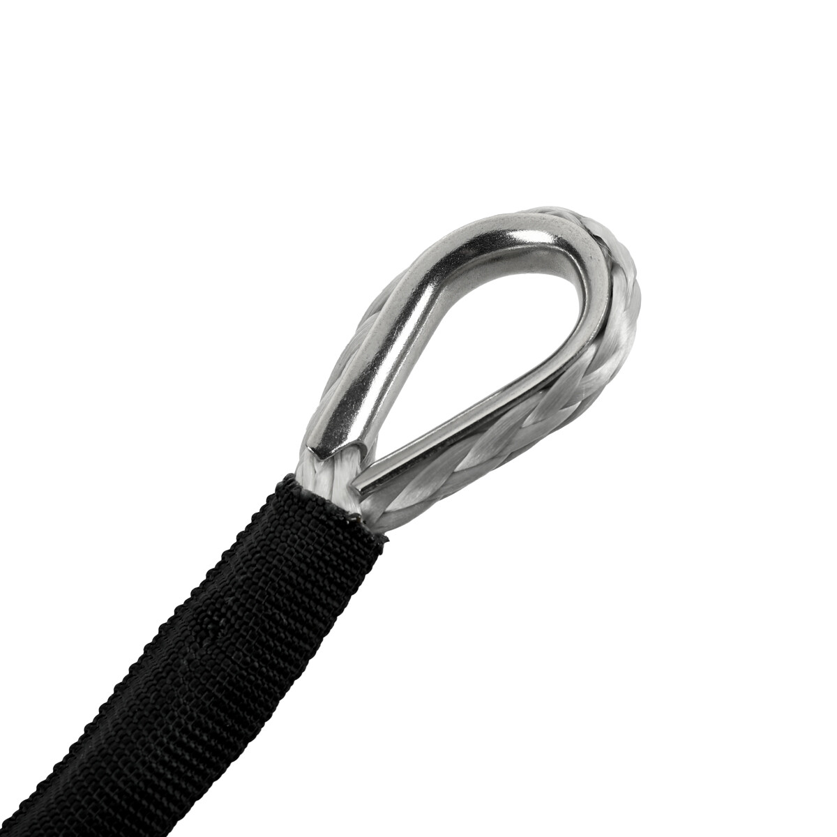 10000LB Synthetic Winch Rope Line Recovery Cable ATV UTV w/ Sheath 1/4″x50′