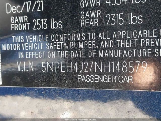 SONATA 2022 Headrest 1032108