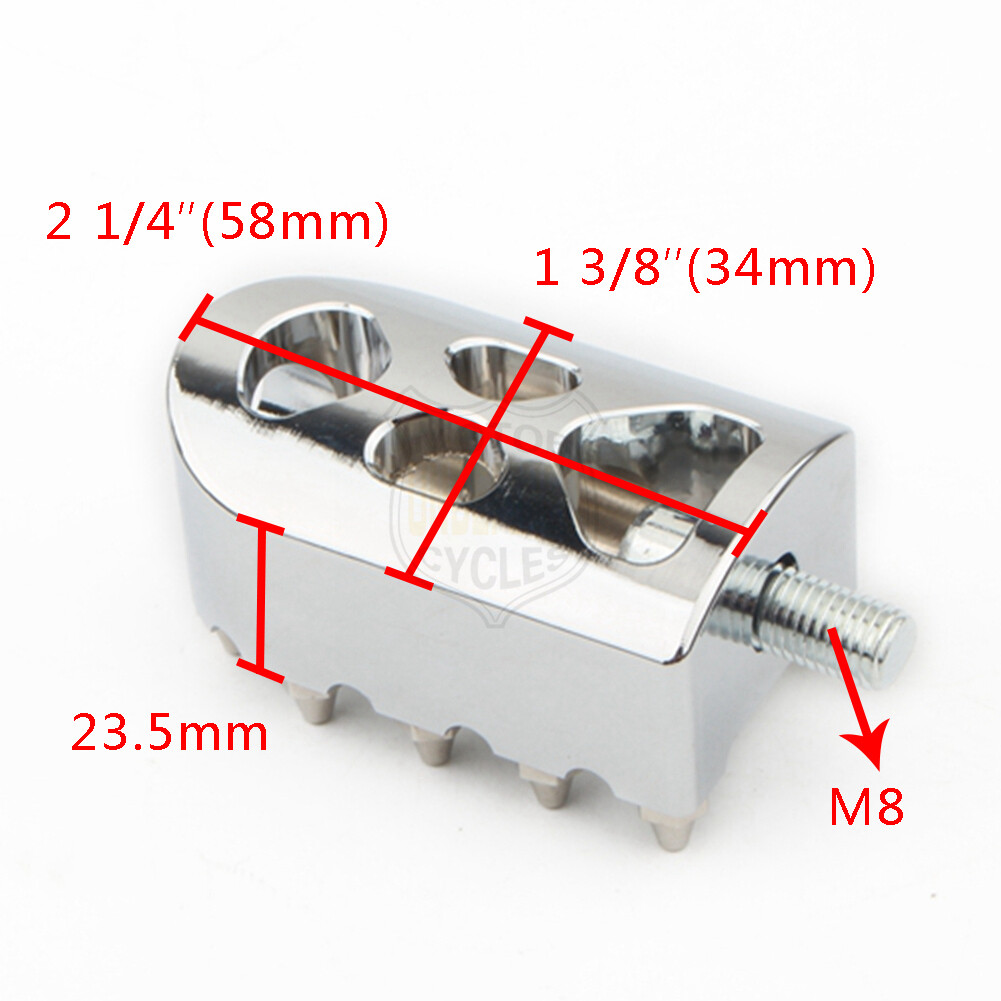 MX Style Toe Heel Footpegs Shifter Shift Peg for Harley Touring Softail Dyna CVO