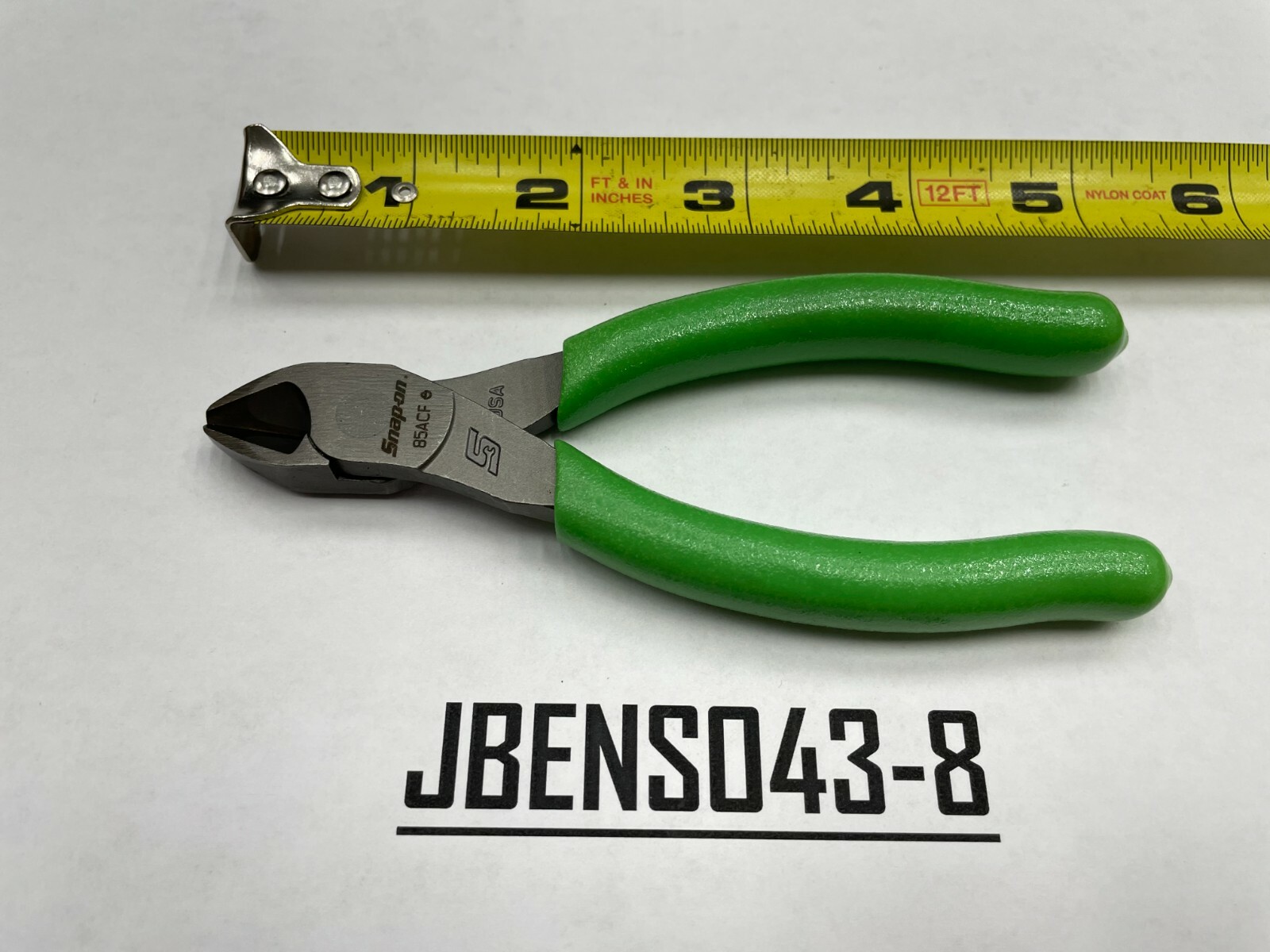 Snap-on Tools USA NEW GREEN 5″ Talon Soft Grip Diagonal Cutter Pliers 85ACFG