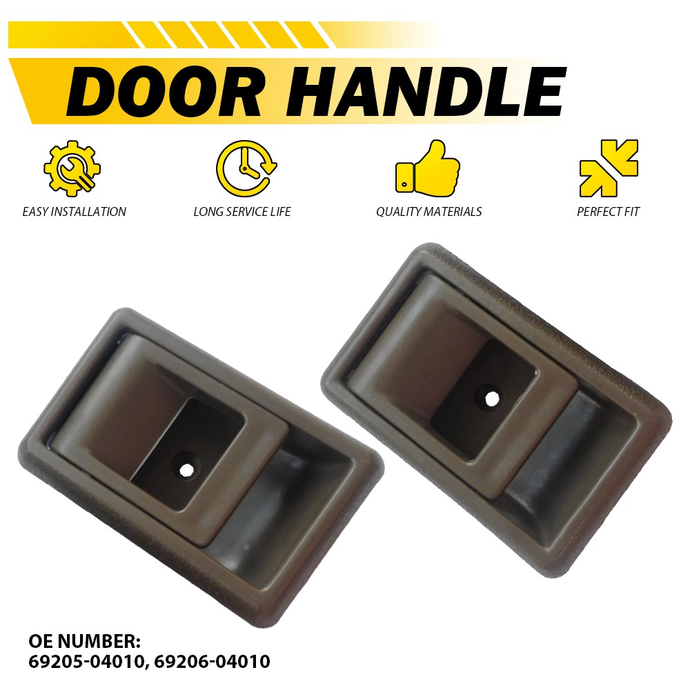 Door Handle Inner Indoor Left Right for 1995-2000 Toyota Tacoma Beige/Black/Gray
