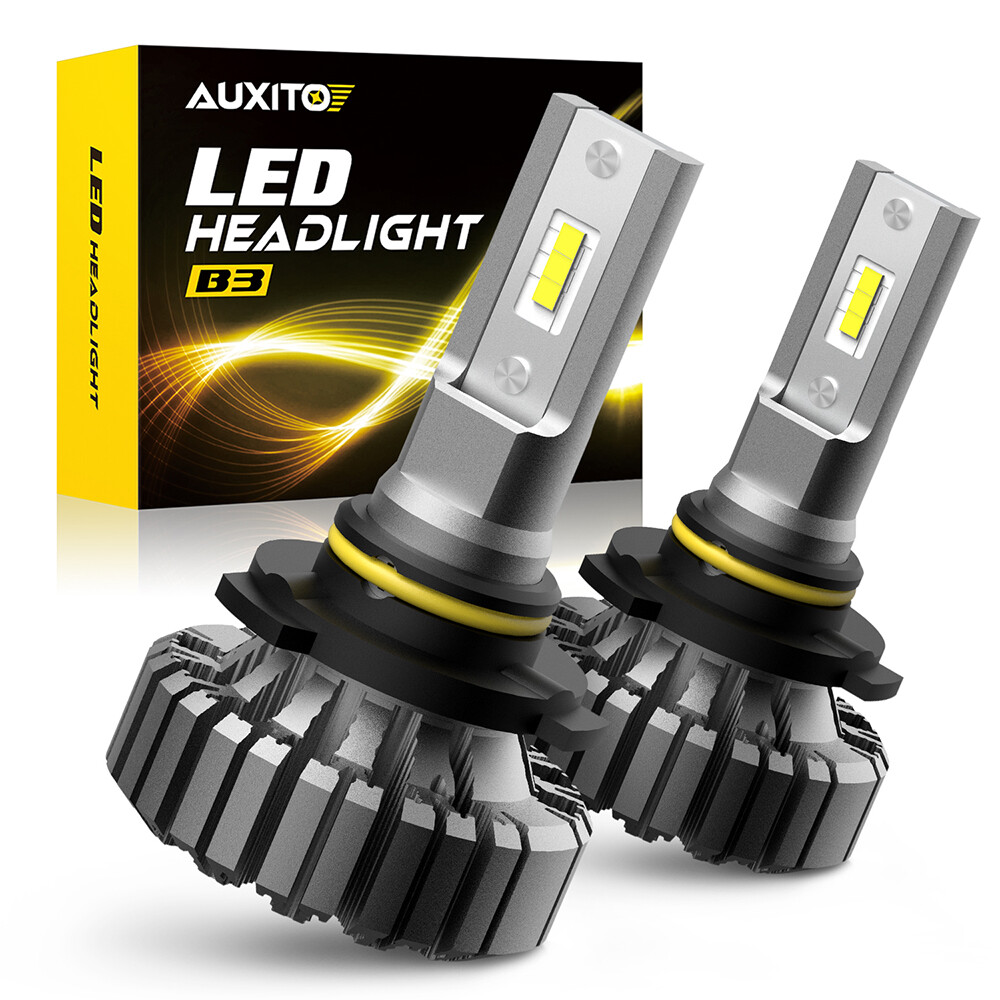 AUXITO 9006 HB4 LED Headlight Bulbs Low Beam 20000LM Fanless Super Bright White