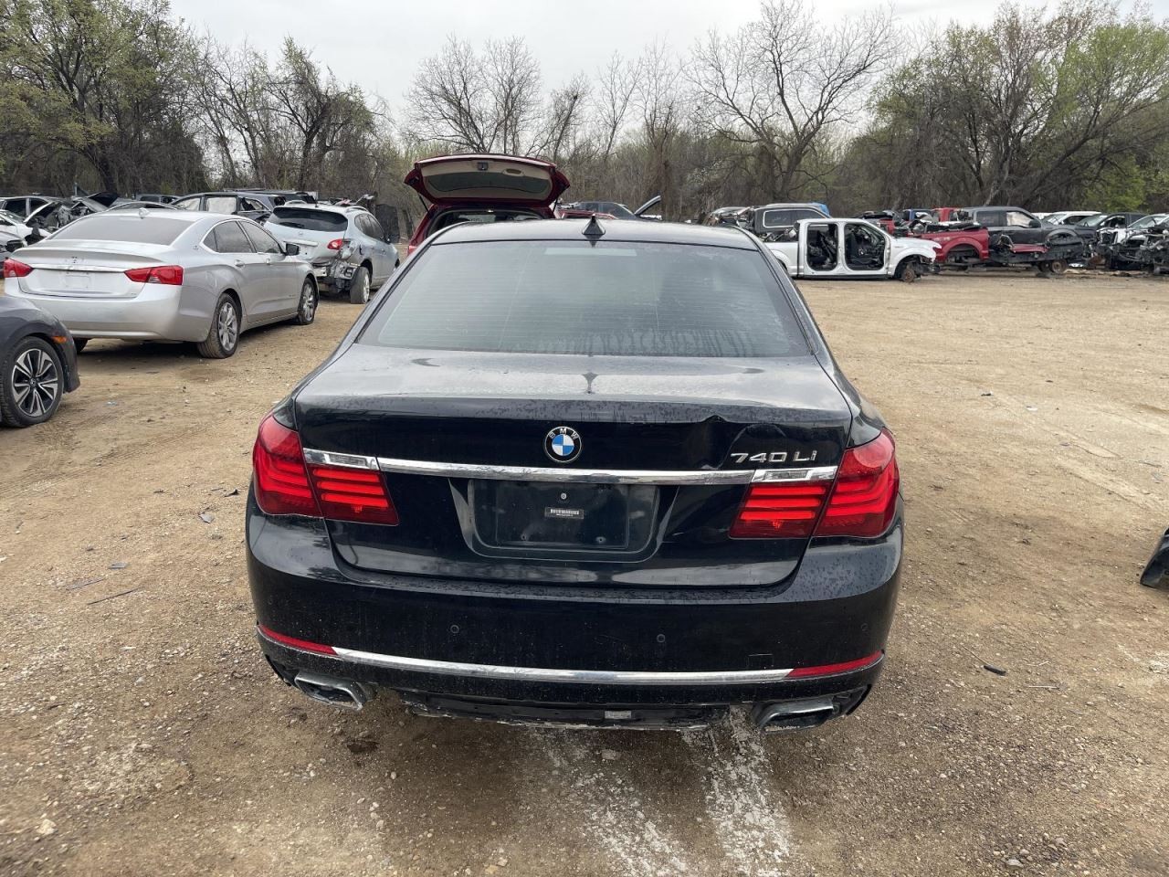 Passenger Front Seat Bucket Leather Fits 14-15 BMW 740i 1011760