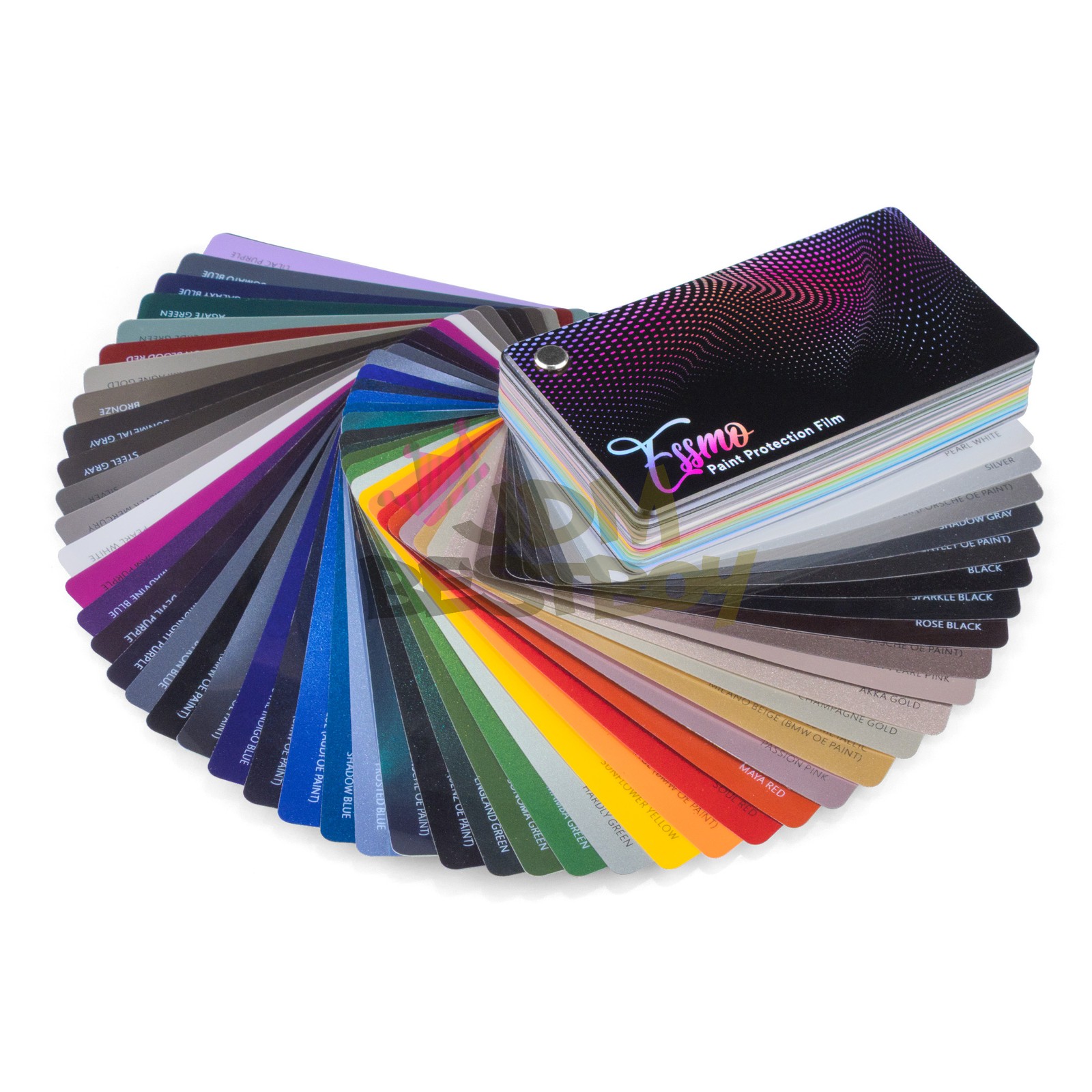 ESSMO PPF Swatches Wet-Application Paint Protection Film Car Vehicle Deck Book