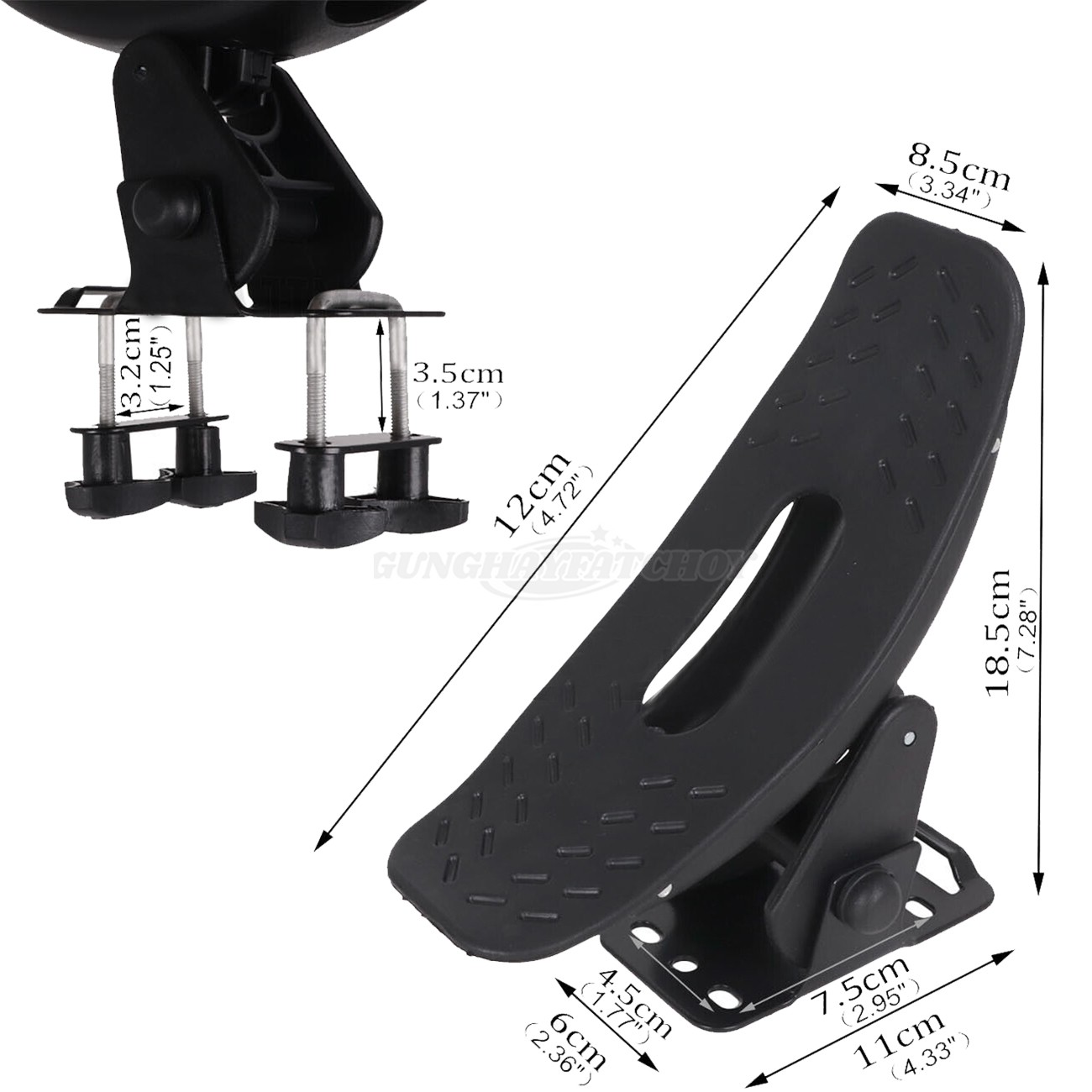 4Pcs Kayak Carrier Canoe Saddle Roof Racks Crossbar Top Mount For Car SUV Truck