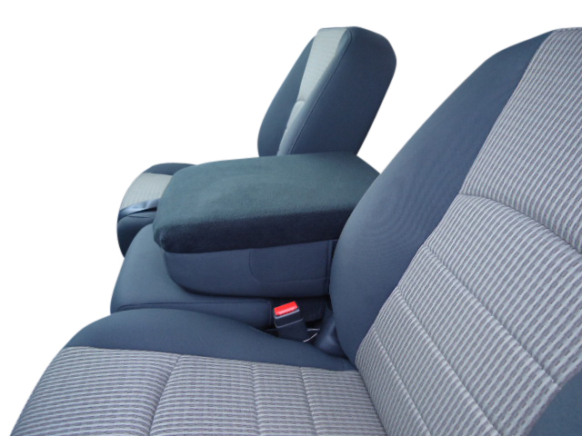Cushion Padded Center Armrest Cover (Truck Console Cover) USA Made D1 Black