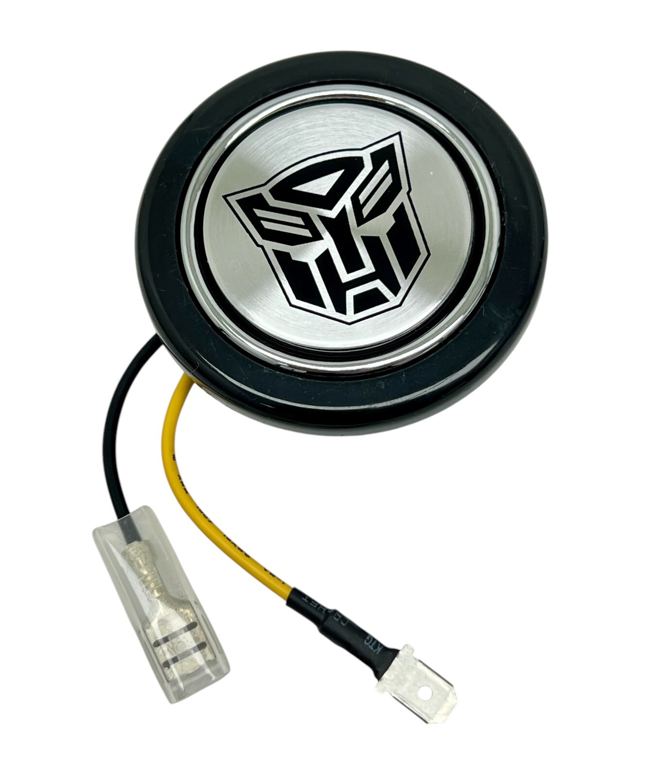 UNIVERSAL RACING STEERING WHEEL HORN BUTTON TRANSFORMERS AUTOBOTS JAPAN
