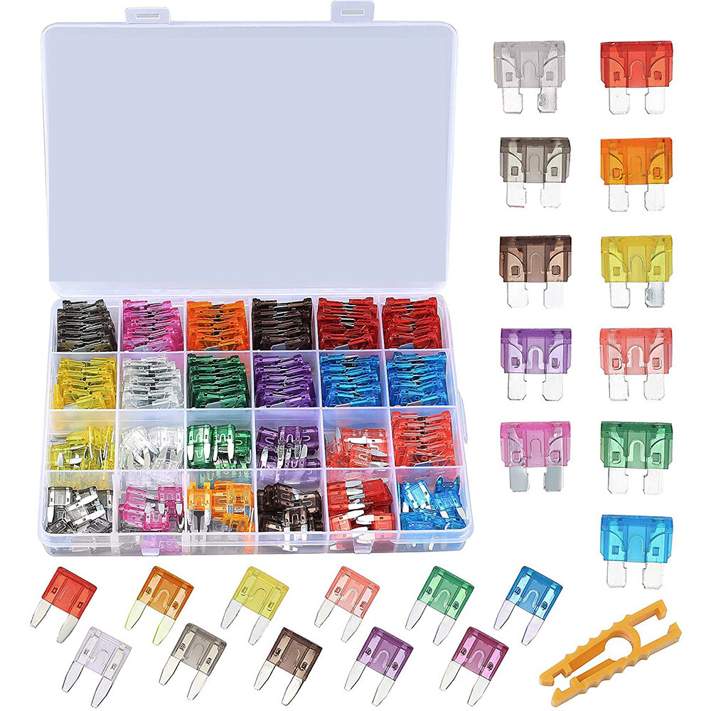 Car Blade-Type Fuse Assortment Assorted Kit Automotive Fuses Standard Mini Size