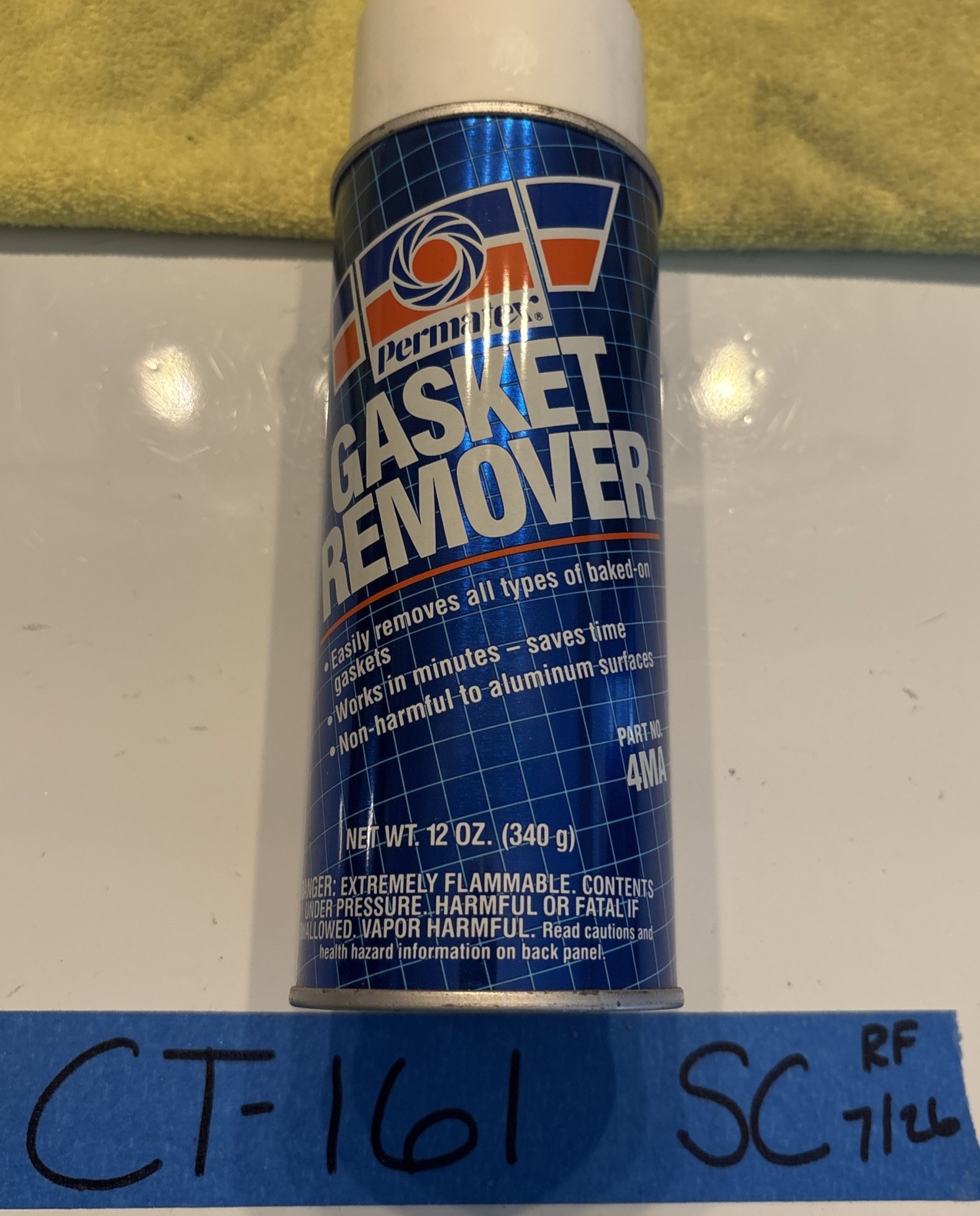 Permatex 80646 12 oz Gasket Remover Aerosol Spray Paint Gasket Sealant Cleaner