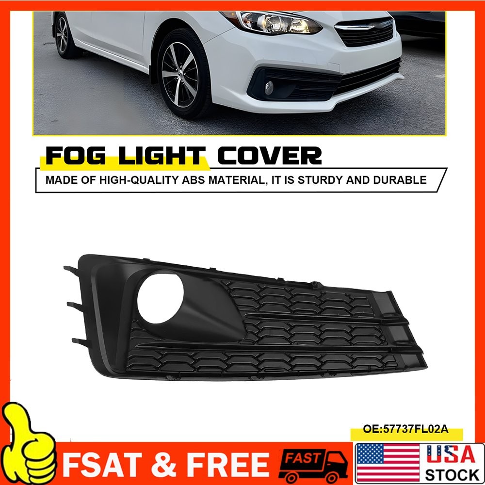 Right Passenger Side Fog Light Cover Bezel For 2020-23 Subaru Impreza 57737FL02A