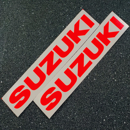 Suzuki decal s Neon Red 1000 gsxr r 85 rmz 600 gsx drz 450 250 moto gp srad 750