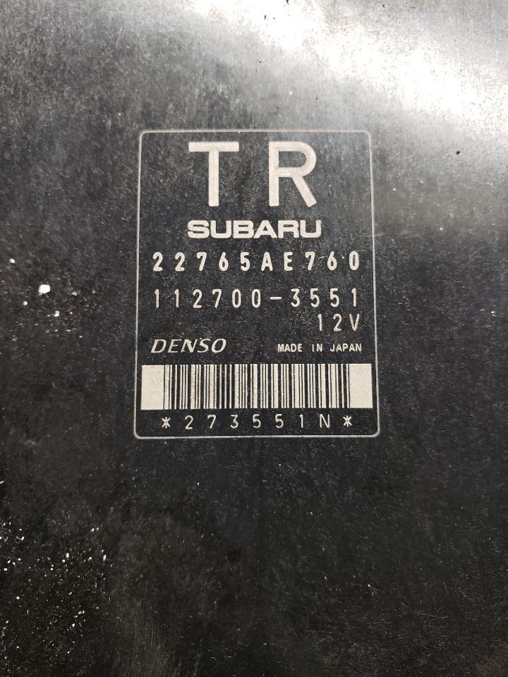 2013 Subaru Impreza Engine ECM Electronic Control Module 2.0L OEM 1341544