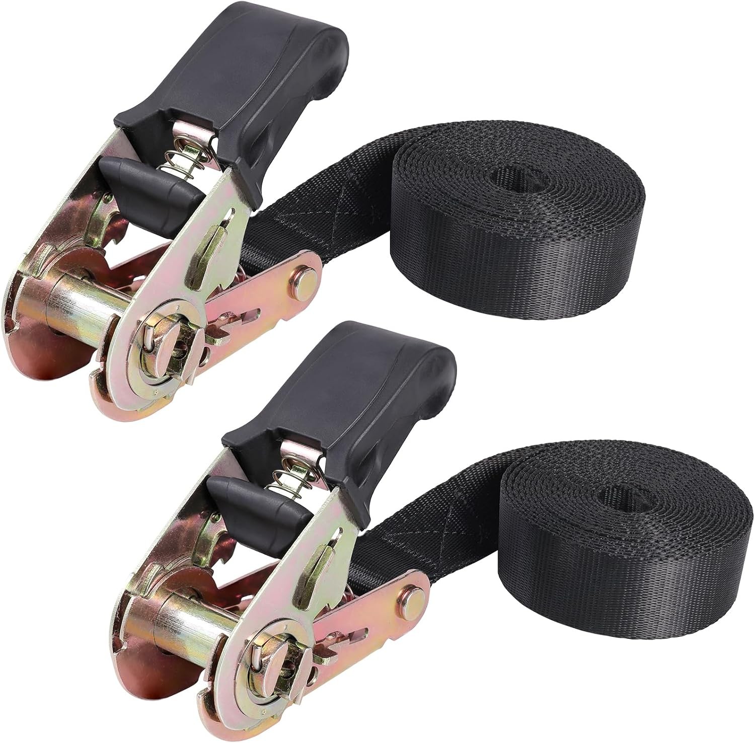 8FT Endless Ratchet Strap, 2pcs, 1 Inch Heavy Duty Tie Down Straps Motorcycles,