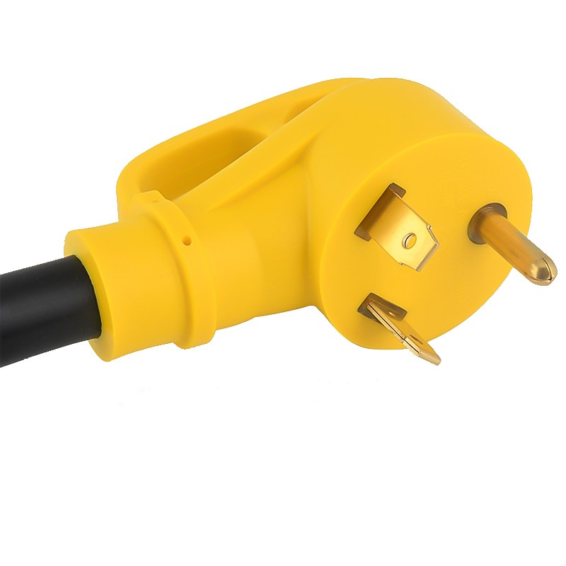 30A Male to 50A Female Adapter: 12-Inch Power Cord for RVS 125V 3750W D20 CA