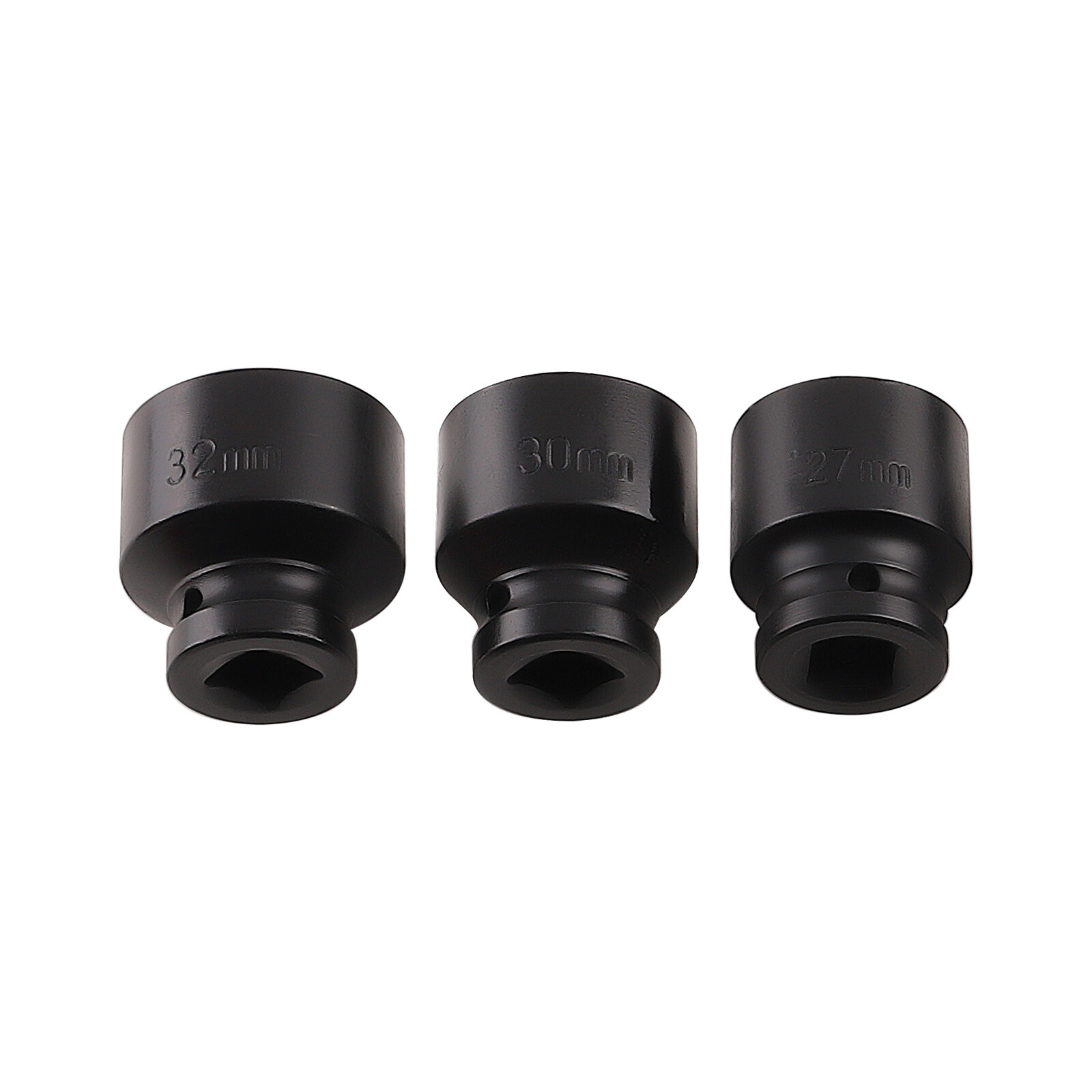 35PCS 1/2″ Deep Impact Socket Set Drive 6 Point Metric Garage Tool 8 – 32mm