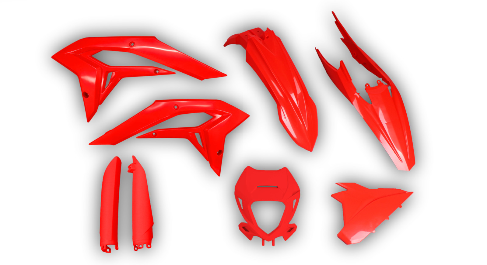 Beta Xtrainer 300 2023 2024 2025 2026 Plastics kit + Fork guards Red