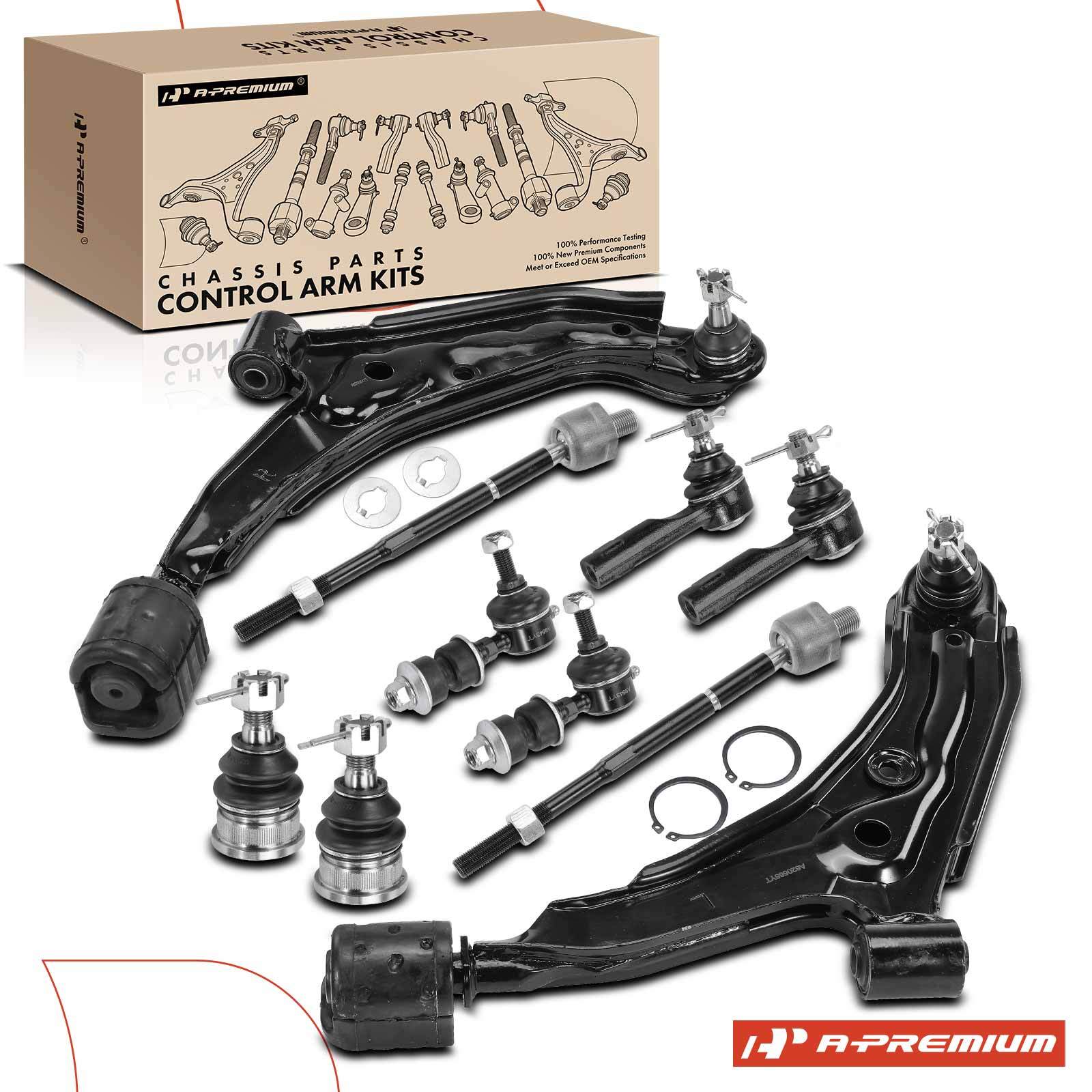 A-Premium 10x Control Arm & Ball Joint Tie Rod Front for Nissan Sentra 1991-1994
