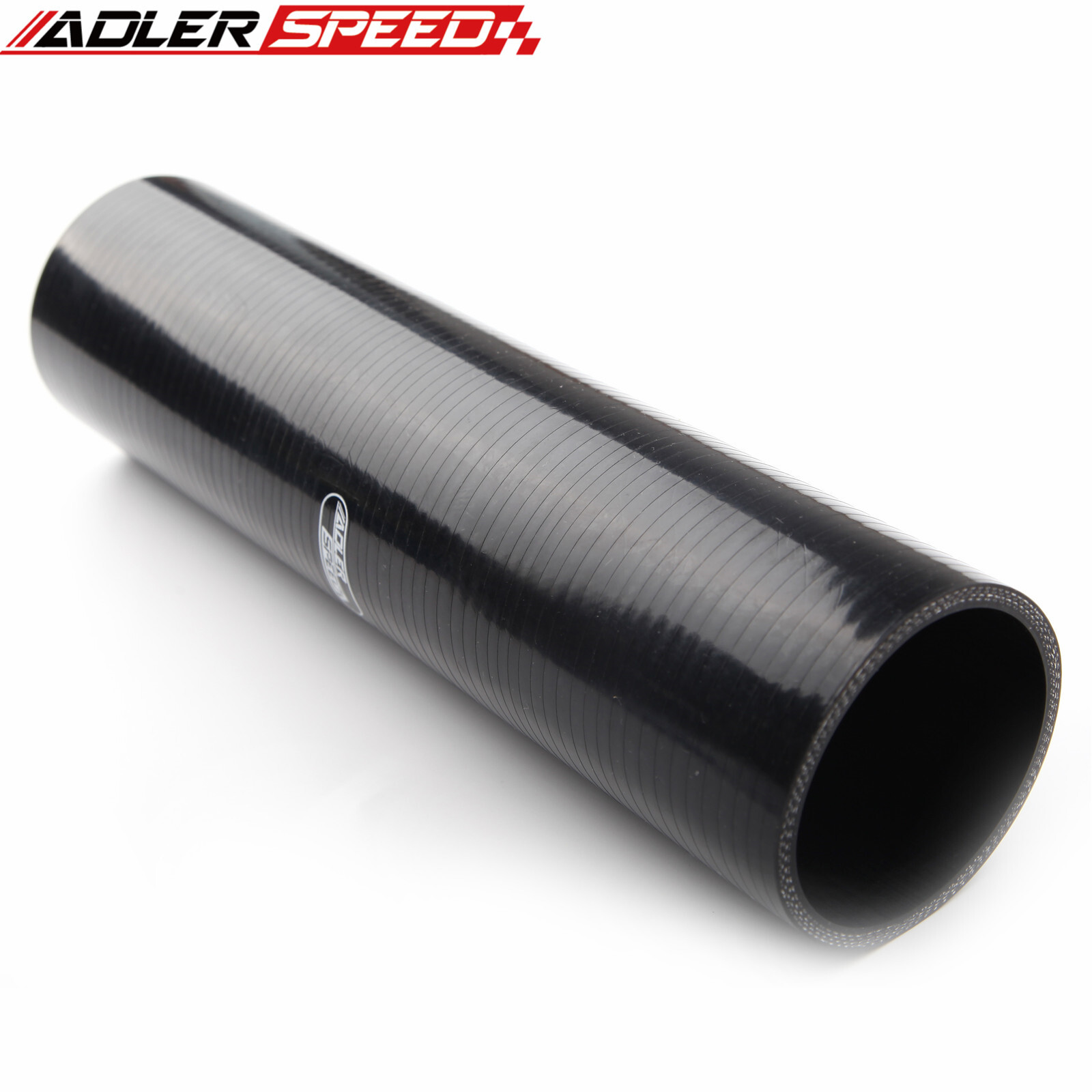 US SHIP 4Ply 2.25″ ID Straight Hose Turbo Silicone Coupler Pipe Black L=305mm