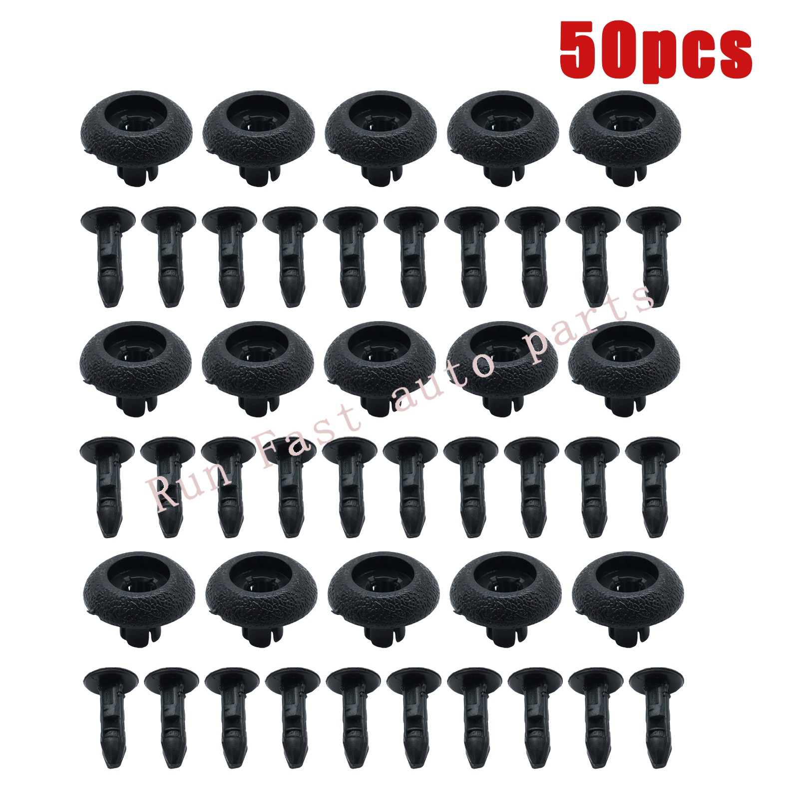 50PCS Fits Toyota 90467-07217 Engine Cover Radiator Support Side Shield Clip