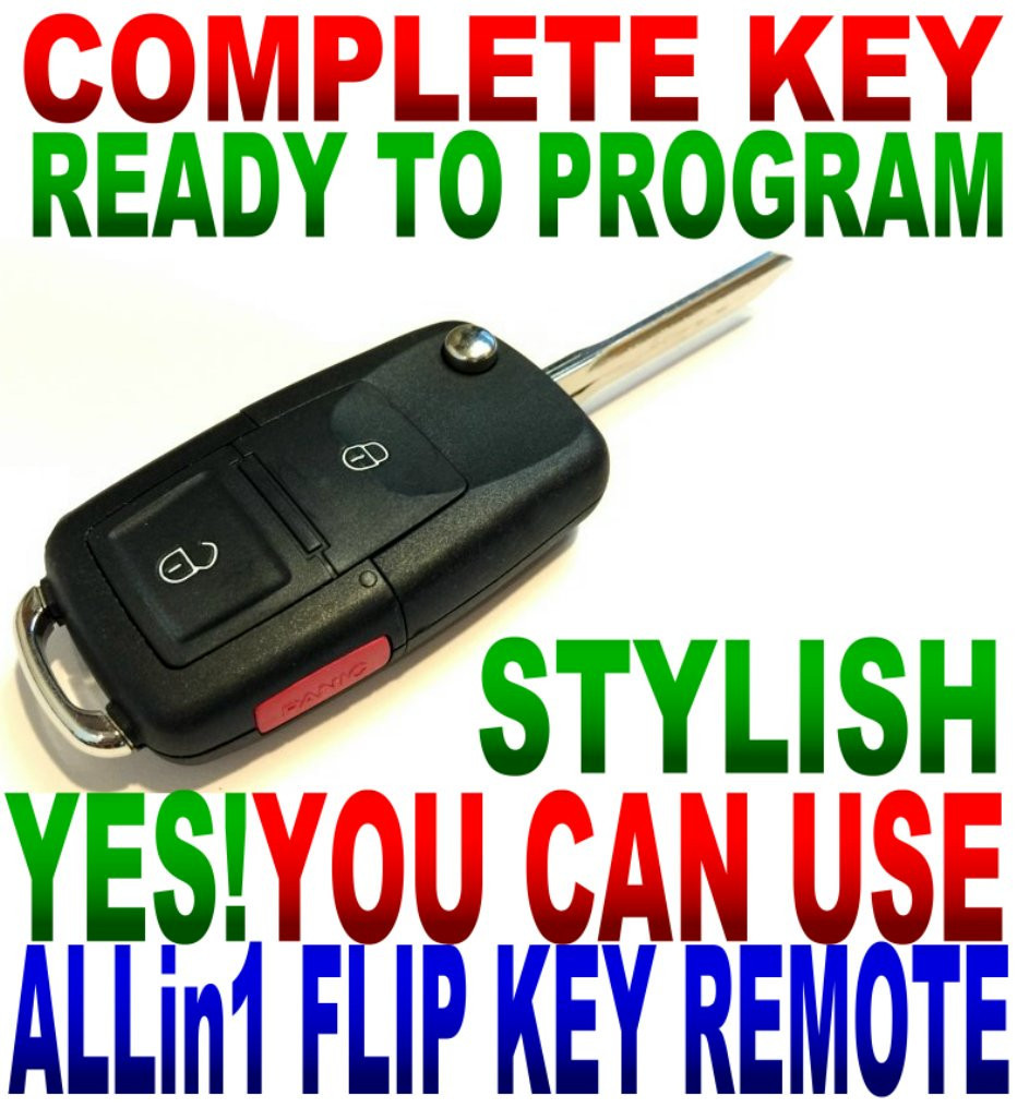 EURO STYLE FLIP KEY REMOTE FOR TOYOTA GQ43VT2OT CHIP-G KEYLESS ENTRY FOB CLICKER