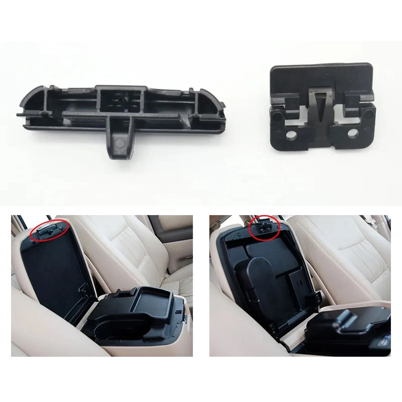 2Pcs For Toyota Land Cruiser LC100 Lexus LX470 Center Console Armrest Lid Latch