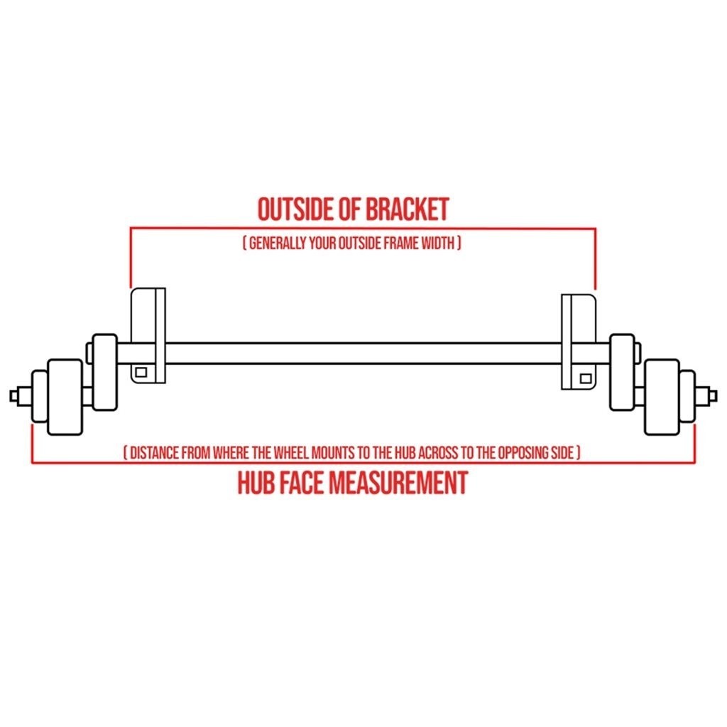 Dexter 2000 lb Torsion Suspension Trailer Axle Beam 77″ HF 63″OB 10° Down