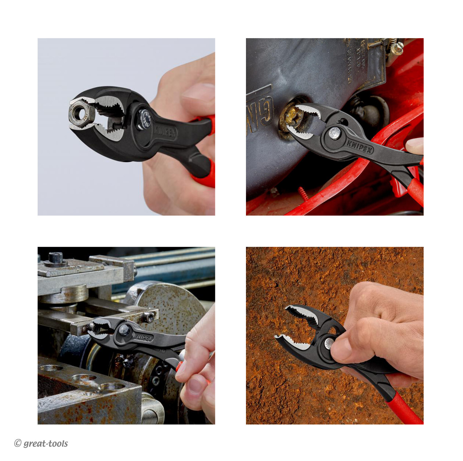 KNIPEX TwinGrip Pliers – damaged screw & bolt removal tools – extraction tool