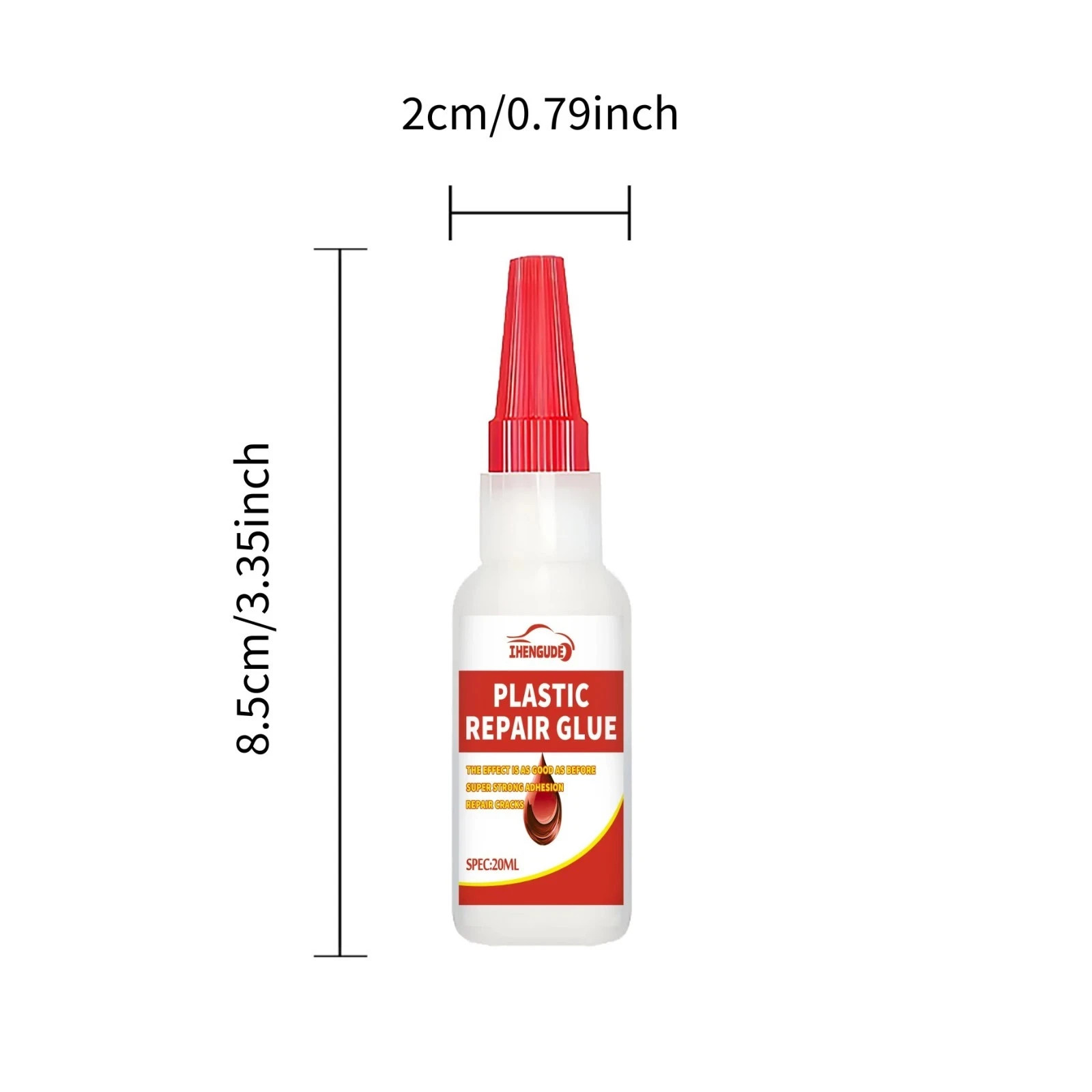 Car Bumper Repair Glue Plastic Adhesive Strong Auto Crack Fix Universal