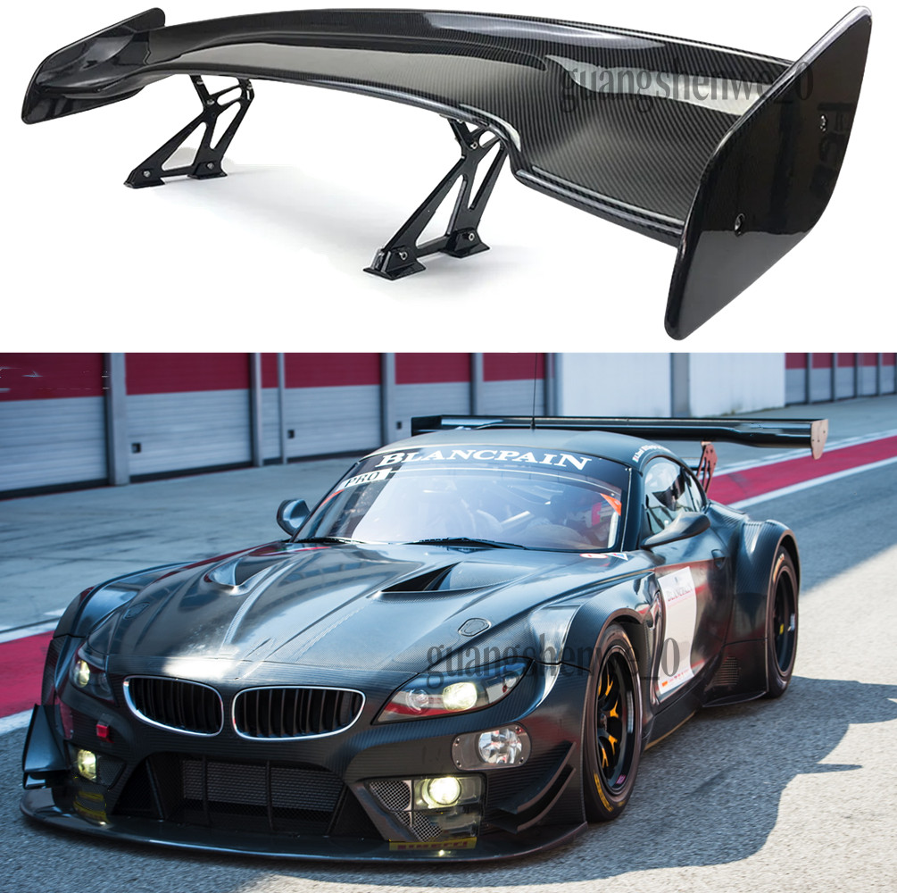 57″ Car GT-Style Carbon Fiber Rear Trunk Spoiler Wing Lip For Z4 GT3 Z3 Z8 Coupe