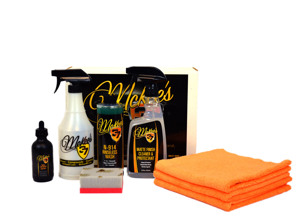 McKee’s 37 Matte Finish Ceramic Coating Kit – car auto Value $153.95 Save $34.00