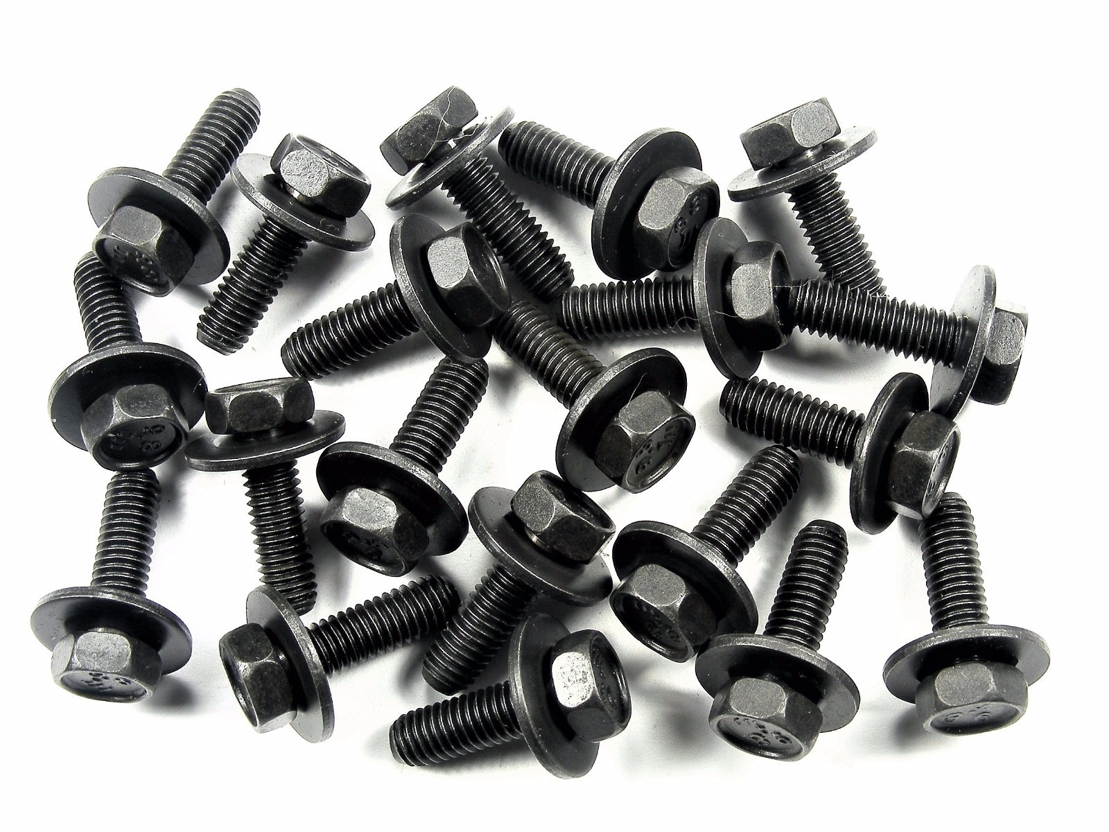 For Nissan Body Bolts- M6-1.0 x 20mm Long- 10mm Hex- 17mm Washer- 20 bolts- #171