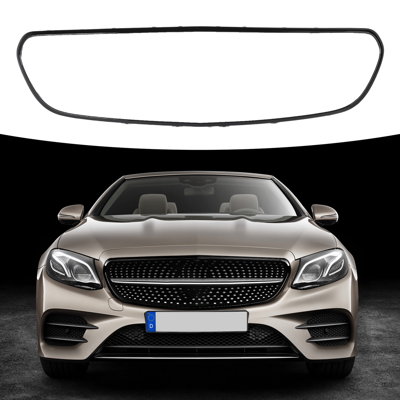 Grille Surround Trim 2138850200 For E‑Class W213 C238 AMG Line Pre‑Facelift