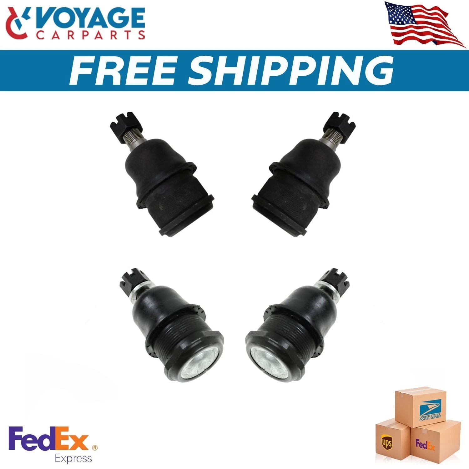 New Front Ball Joint Left & Right Side Kit For 1967-2000 Dodge Chrysler Plymouth
