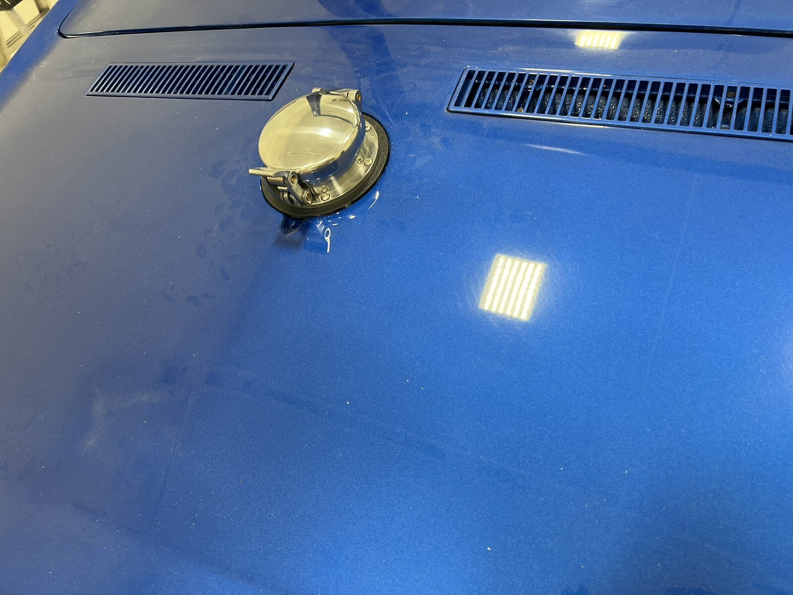 1978-82 C3 CORVETTE Gas Filler Lid Door Cap ADAPTER Cobra Fuel Race