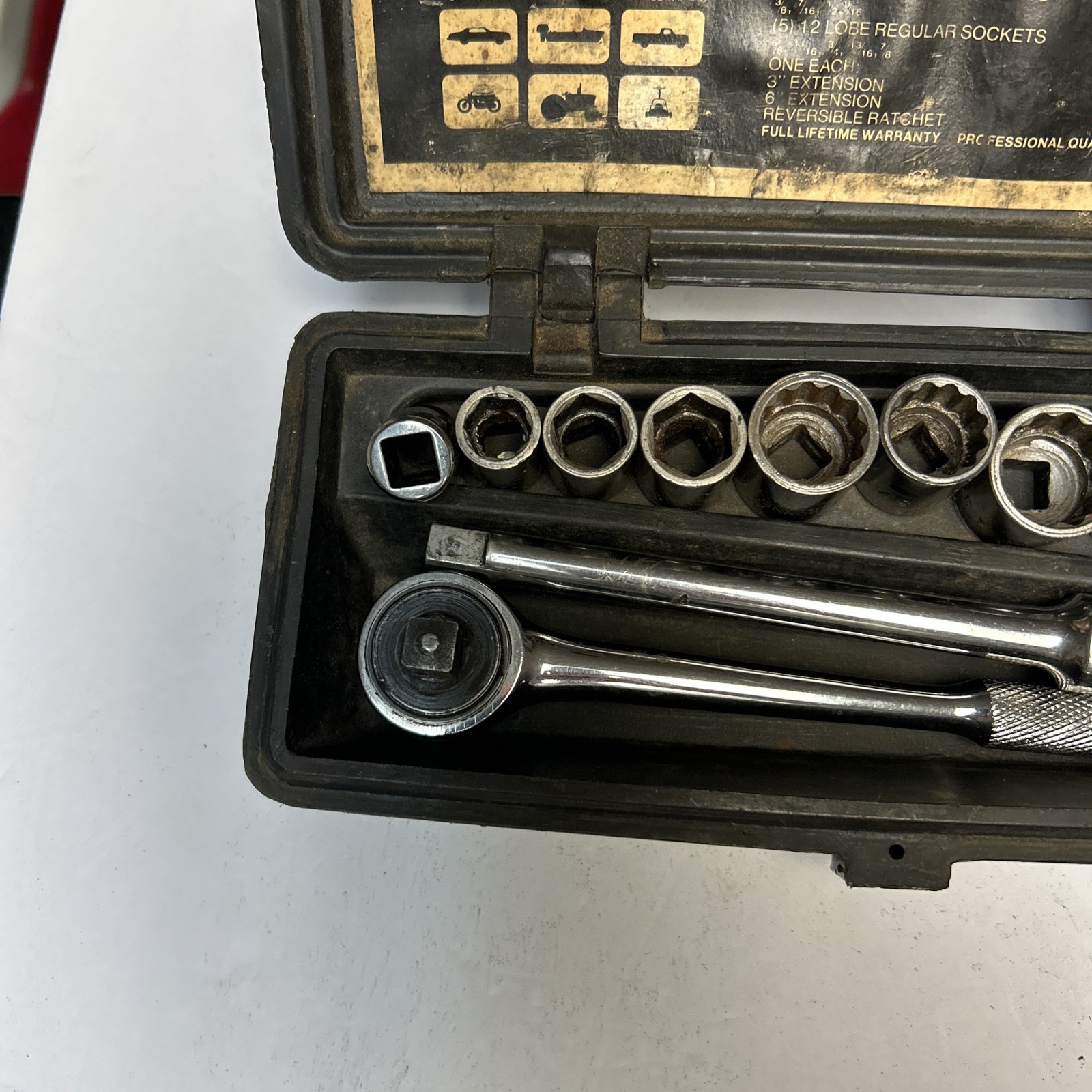 Bonney Tools USA (UTICA) 12 pc 3/8” Drive Socket Set Vintage