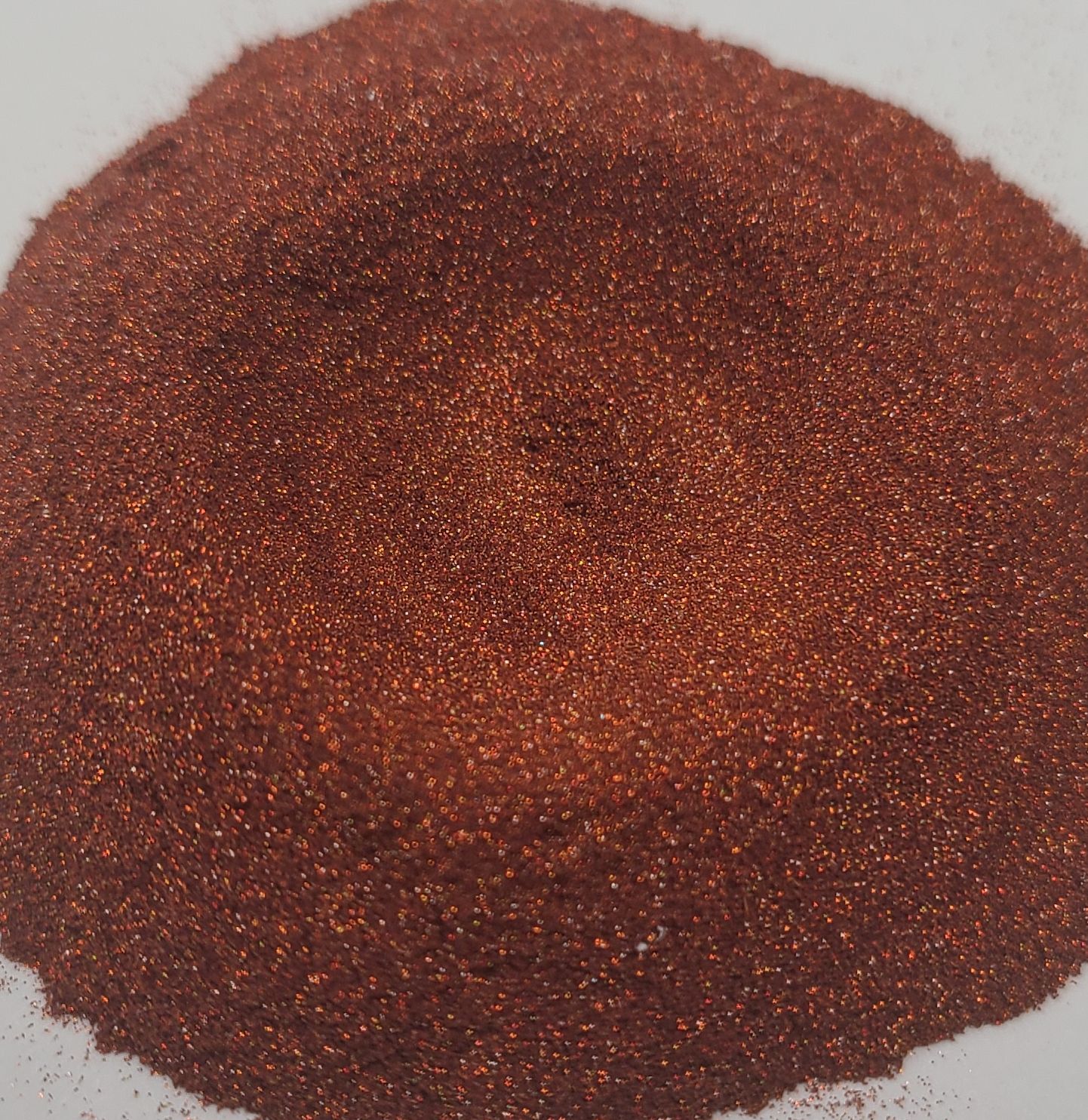 Gingerbread Brown Holographic Micro Mini .002 Hex Metal Flake Painting Epoxy