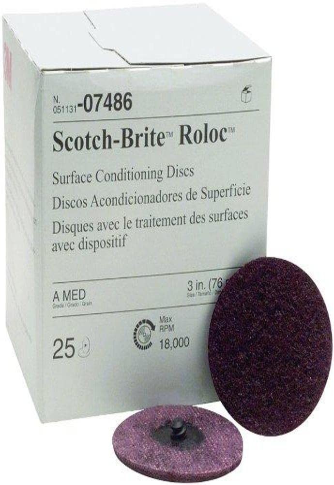 3M Scotch-Brite Roloc Medium Surface Conditioning Disc for Angle Grinders