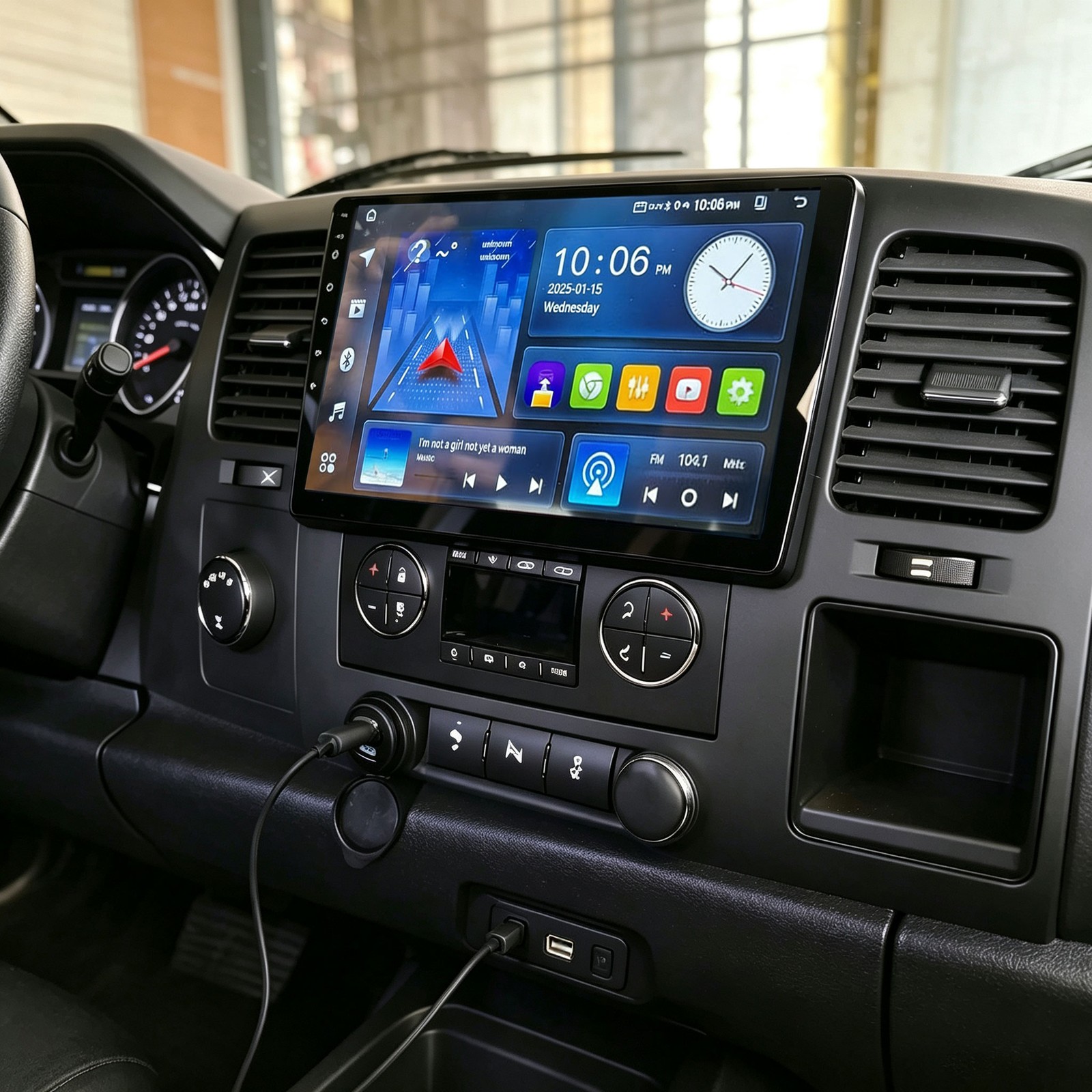 WIFI For Chevrolet Silverado 2007-2012 Car Stereo Radio GPS Carplay Navigation
