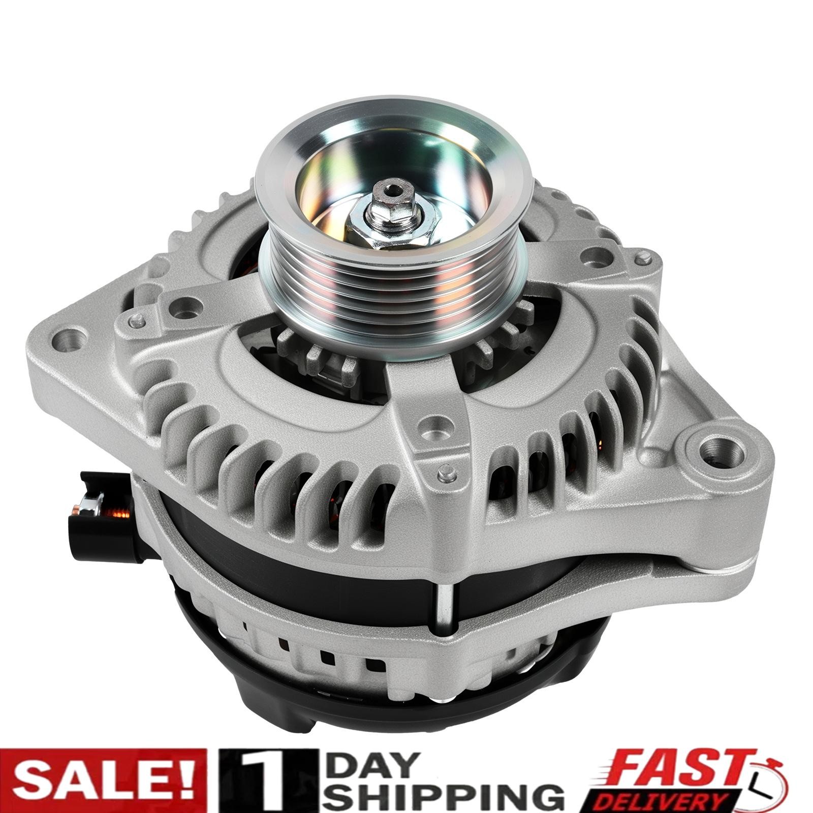 130A/6PK Alternator 11392 For Honda Accord 3.5L V6 Gas 2008 2009 2010 2011 2012